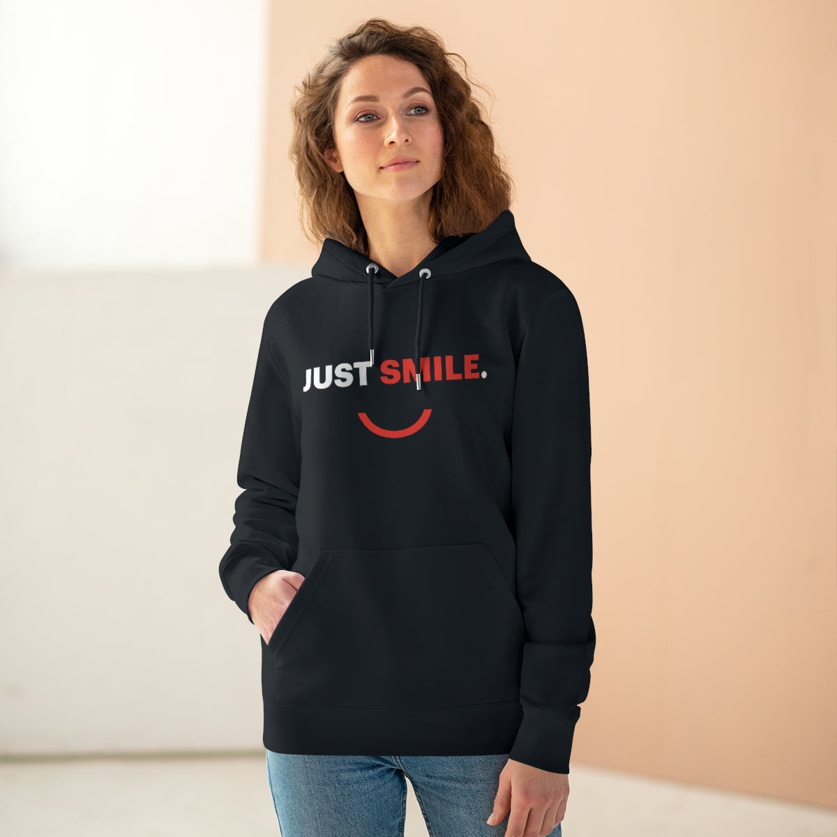 Load image into Gallery viewer, Just Smile Hoodie