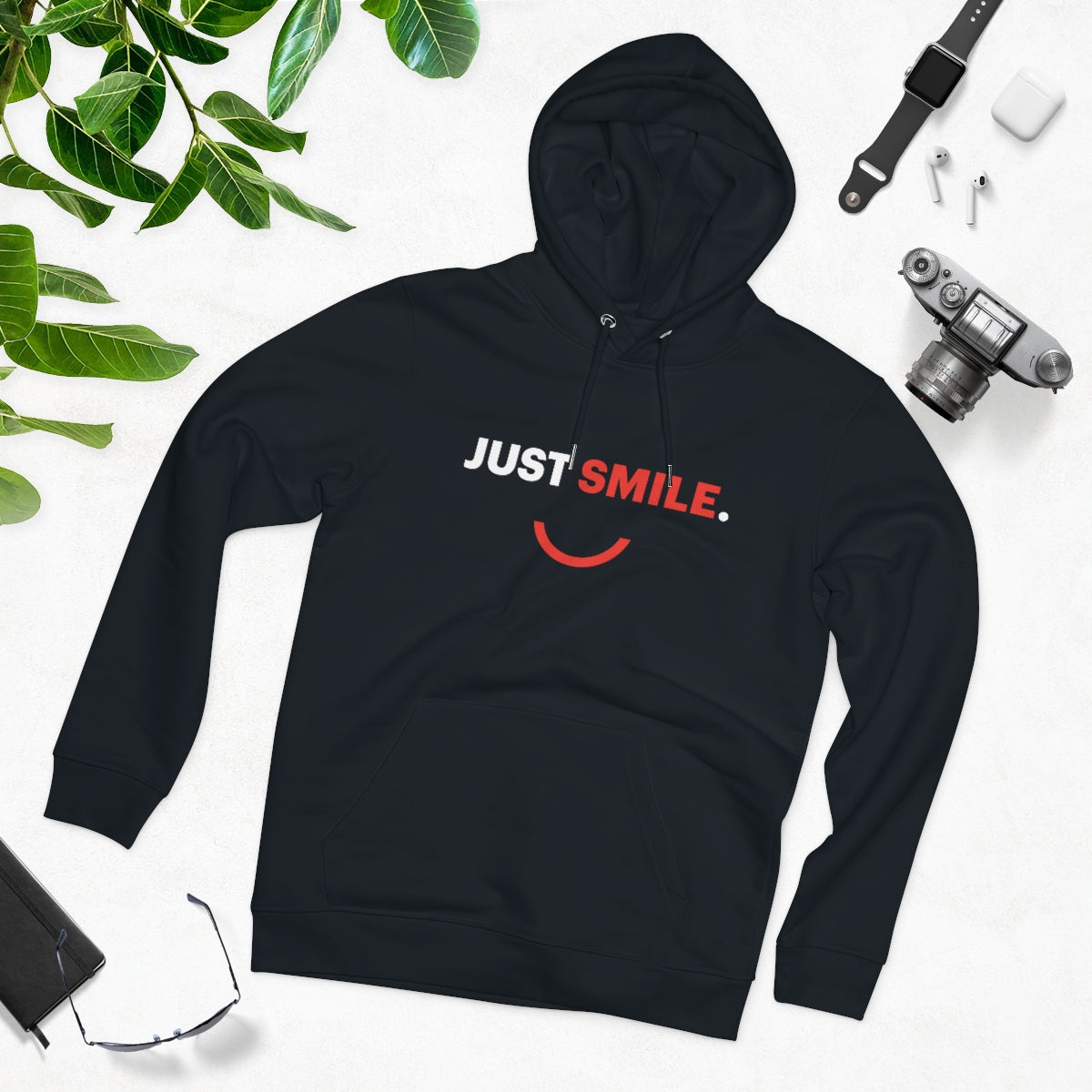 Load image into Gallery viewer, Just Smile Hoodie